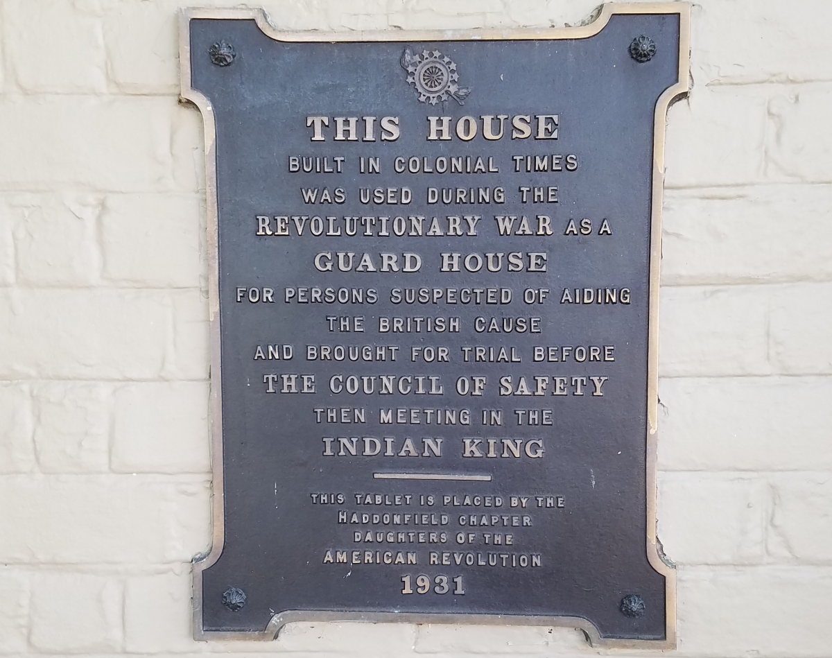 Guard House Historical Plaque
