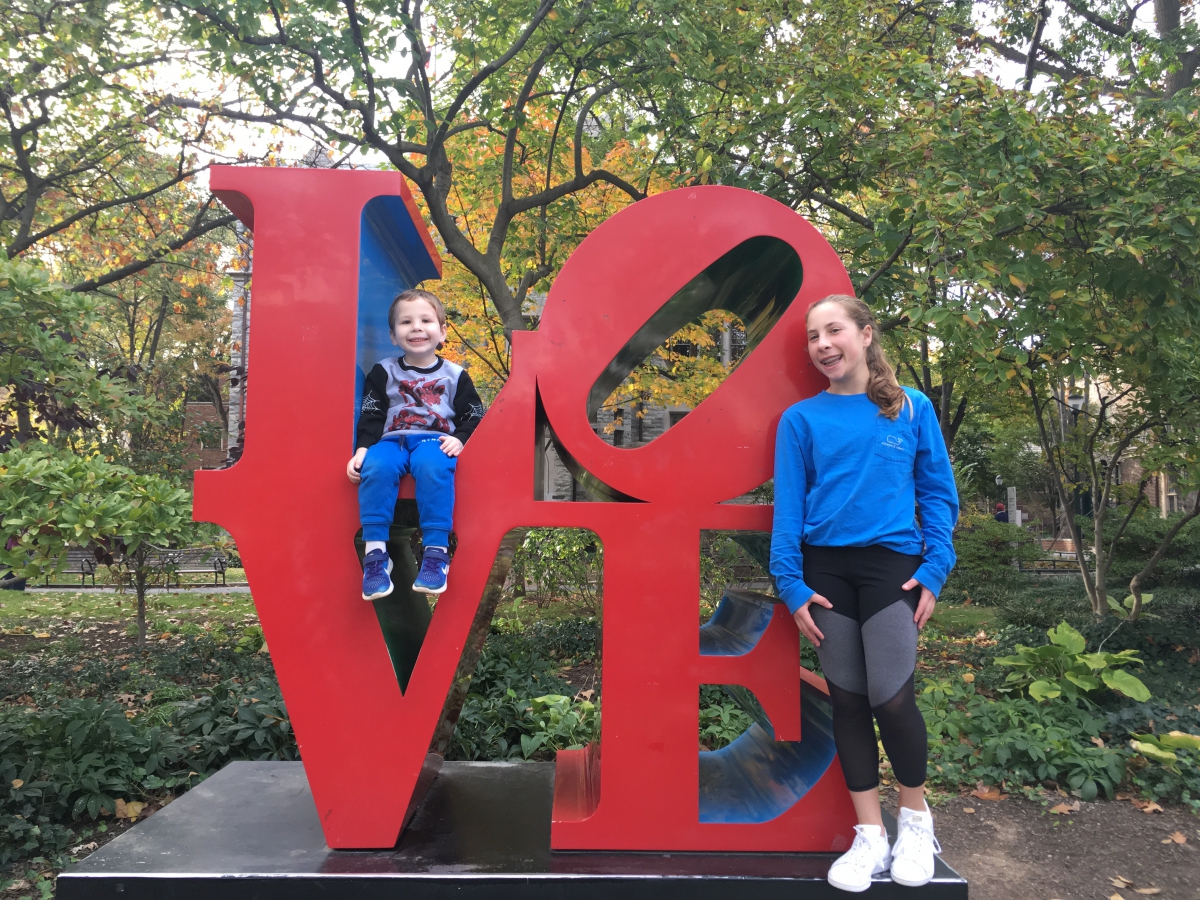 LOVE Statue by Robert Indiana at the University of Pennsylvania